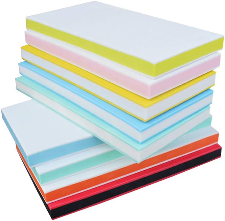 NUOBESTY Rubber Blocks DIY Rubber Stamps for Craft Project for Beginners Professional (Random Color) 10Pcs