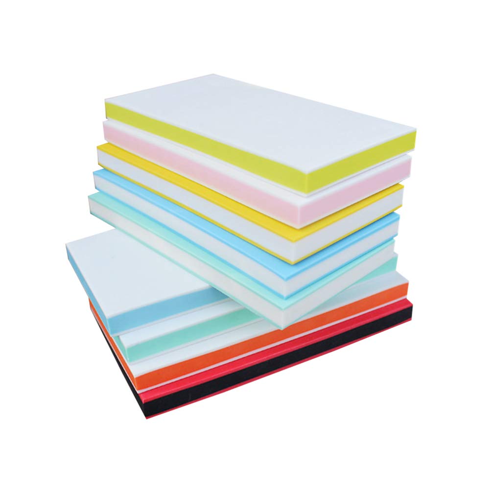 NUOBESTY Rubber Blocks DIY Rubber Stamps for Craft Project for Beginners Professional (Random Color) 10Pcs