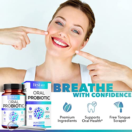 Dental Probiotics for Bad Breath Support, Oral Health Maintenance & Fresh Breath aid 11