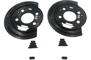 Forlevlaep 924-223 2X Rear Left & Right Brake Dust Shield for Cadillac Escalade 2002-2003 for Chevrolet Express 2500 2003-200
