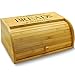 Cookbook People Original Rolltop Bread Box Bamboo Storage Bin