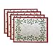 Lenox Golden Holly 13-inch by 19-inch Placemat, Set of 4