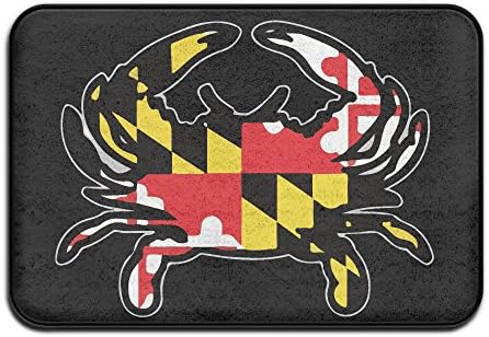 Maryland Crabs Entry Way Outdoor Non-Skid/Slip Rug 23"x15" Doormat