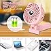 TriPole Mini Handheld Fan 2600mAh Battery Operated Fan 3 Speed Adjustable USB Rechargeable Small Portable Personal Fan Foldable Stroller Desk Table Fan for Kids Girls Woman Home Office Outdoor Travel