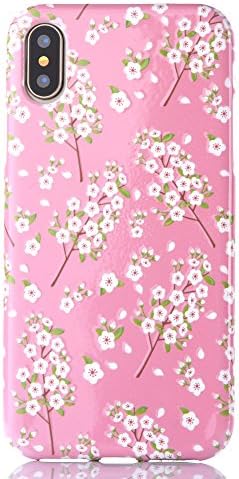 iPhone X Case for Girls,Xaviness Vintage Pattern Case [Floral Cover][High Impact][noctilucent] Soft TPU Bumper Cushion for iPhone X (2017) (Flower Style 11)
