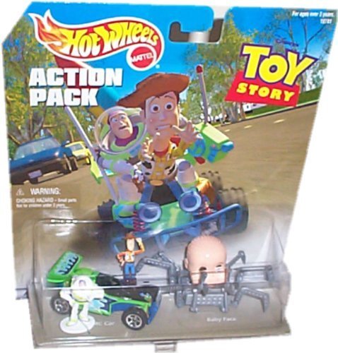 Hot Wheels Action Pack TOY STORY with RC CAR, BABY FACE, BUZZ & WOODY by Toy Story