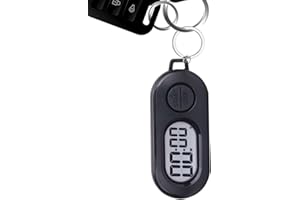 2 Pack Keychain Stop Watch Timer, Portable Digital Countdown Timer with LCD Screen, Pocket, Digital Countdown Clock Accessori