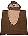 Looney Toons - Little Boys Tasmanian Devil Hooded Towel, Brown, Tan 30404-onesize