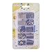 PH PandaHall About 500Pcs Jewelry Finding Sets with Mixed Sizes Ribbon End Drop Ends Jump Ring Chains Class Learning Lots Antique Bronze