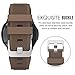 Gear S3 Frontier / Classic Watch Band, MoKo Soft Silicone Replacement Sport Strap for Samsung Gear S3 Frontier / S3 Classic / Moto 360 2nd Gen 46mm Smart Watch, NOT FIT S2 & S2 Classic & Fit2, COFFEE