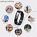 Kybeco Fitness Tracker, Elegant Waterproof Heart Rate Monitor Activity Tracker Bluetooth Wearable Wristband Wireless Step Counter Smart Bracelet Watch for Android and iOS Smartphones