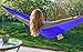 Favofit Portable Single Camping Hammock with Straps, Blue