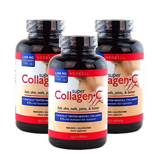 Neocell Super Collagen Type 1 and 3, 6000mg plus Vitamin C, 750 Count Pack