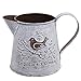 French Country Vintage Bird Decorative White Shabby Chic Mini Metal Pitcher Flower Vase