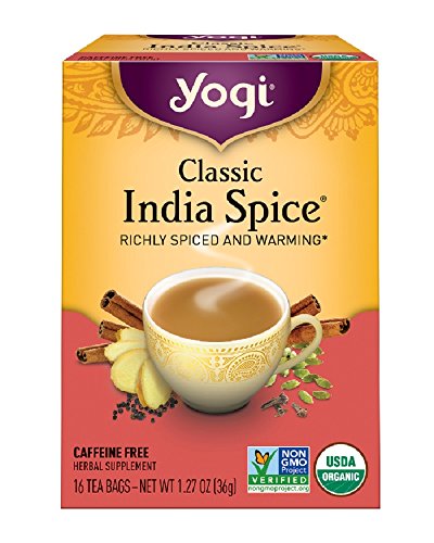 Yogi Tea, Classic India Spice, 16 Count (Pack of 6), Packaging May Vary