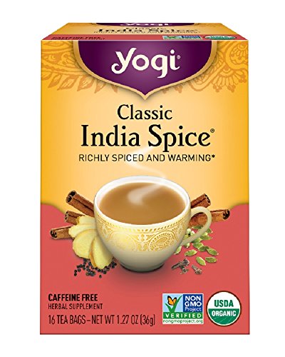 Yogi Tea, Classic India Spice, 16 Count (Pack of 6), Packaging May Vary