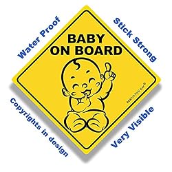 2023 Design- Baby on Board Sticker Sign