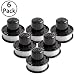 X Home 6-Pack Durable ST4000/ST4500 Trimmer Spools, RS-136 Compatible with Black and Decker Weed Eater, Easy to Install