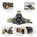 CiSiRUN Headlamp, LED Work Headlight, USB Rechargeable Waterproof Flashlight Work Light,Head Lights Flashlight for Camping, Hiking, Outdoors with Charger and Rechargeable Battery