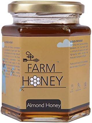 Farm Honey Almond Honey|100% Natural|no preservatives| No Artificial Color|no Added Sugar|250 Gm