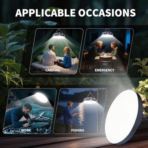 5000LM Portable LED Flashlight, 30W Rechargeable Flashlight with Magnet, IPX4 Waterproof, Tent Lights, Power Failure, Emergency Survival Kits, Snowstorm