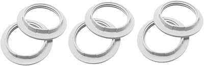 MagiDeal 6x E26 E27 Lamp Holder Outer Rings Bulb Base Replacement Adapter White