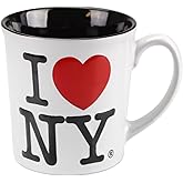 Torkia - I Love NY 3D Jumbo Ceramic Mugs - 12oz (White)