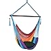 Large Caribbean Hammock Chair - 48 Inch - Polyester - Hanging Chair - Rainbow