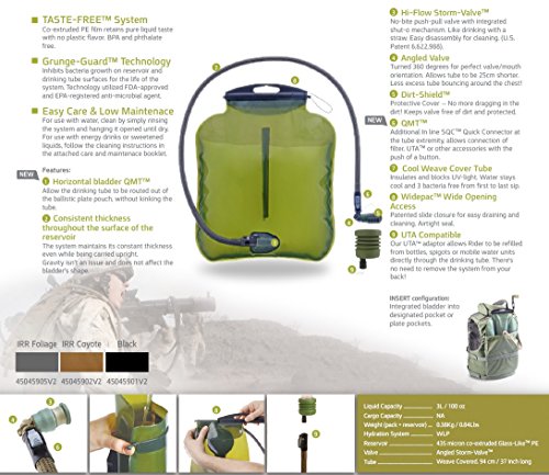 Source Tactical ILPS 3L Low Profile Hydration System Upgrade Kit with Universal Tube Adaptor (Coyote) - Thumbnail 3
