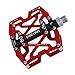 MZYRH Mountain Bike Pedals, Ultra Strong Colorful CNC Machined 9/16