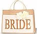 Bridal Shower Gift Bags, Bride Bag - Bride Tribe Tote - 100% Linen and Cotton, Interior Pocket - Wedding Favors - Bridal Shower Gift - Bachelorette Parties - Bride to Be - Bridal Shower Unique Gifts …