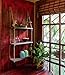 Hanging Wall Shelf - Wood Swing Storage Shelves - Jute Rope Organizer Rack - Rustic Home Decor Bookshelf - Window Plant Shelves - Floating Collectibles Display - Decorative Farmhouse Bookshelves