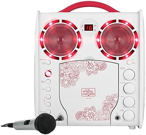 The Singing Machine Sml383yp Cd+g Karaoke Player [pink]