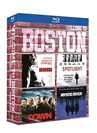 Coffret Welcome To Boston : Strictly Criminal + Spotlight + The Town + Mystic River - Pack - Blu-Ray