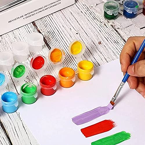 Skyway Empty Paint Pots Paint Containers with Lids Strips Paint Cups