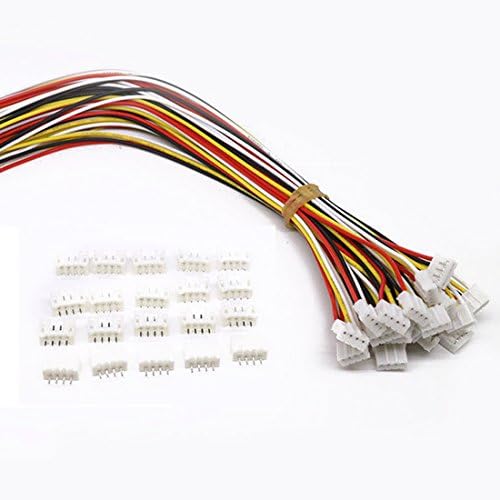 5 Sets Mini Micro Jst 2.0 Ph 4 Pin Connector Plug Male With 150mm Cable &amp; Female