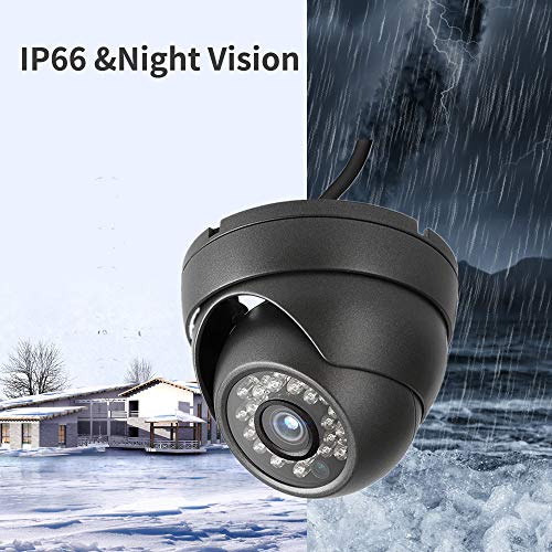 Dericam-1080P-1920TVL-Dome-Security-Camera-HDCVIHDTVIAHD960H-4-in-1-CCTV-Camera-IP66-Metal-Housing-24-LEDs82fts-Night-Vision-85Viewing-Angle-PAL-Video-Format-D2B-Black