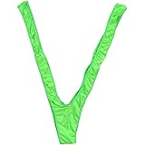 Walang Lip Men's Borat Style Party Wear V Sling Stretch Sexy Underwear Suspender Bodysuit Strap Thongs Bodysuit Surprise Gift