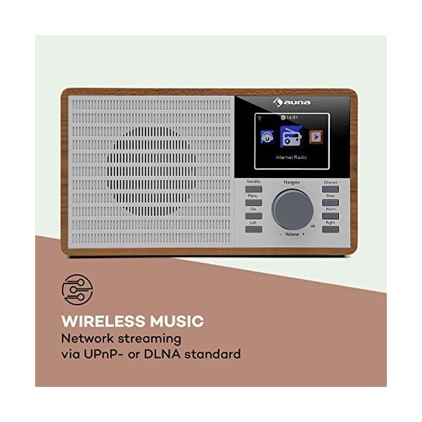 Radio WIFI Auna IR-160 Internet Display 2.8 Color - Imagen 6