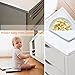 Cunina Transparent Table Edge Furniture Guard Corner Protectors Baby Safety Bumper Strip 1 Rolls 6.56ft(2m) with Double-Sided for Cabinets, Drawers, Glass Tables, 0.8 in / 2 cm Width