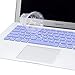 MOSISO Keyboard Cover Silicone Skin Compatible MacBook Pro 13 Inch, 15 Inch (with or Without Retina Display, 2015 or Older Version) MacBook Air 13 Inch, Serenity Blue