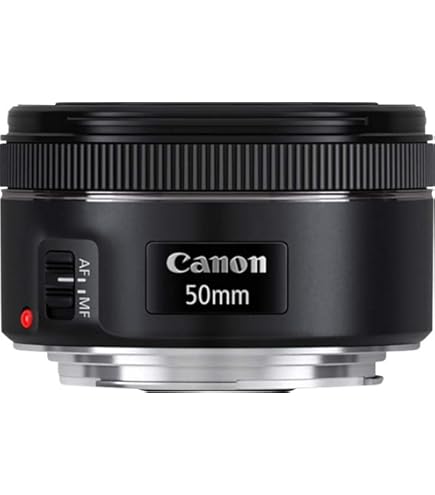 Canon EF 50mm f/1.8 STM レンズ　新品未使用 Amazon.com : Canon EF 50mm f/1.8 STM Lens (Renewed