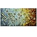 Asdam Art-Gold Daisy Wall Art (32x32inch)