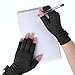 DISUPPO Arthritis Gloves for Women Relieve Pain from Rheumatoid, RSI,Carpal Tunnel, Compression Gloves for Computer Typing, Dailywork, Hands and Joints Pain Relief (Black, Medium)