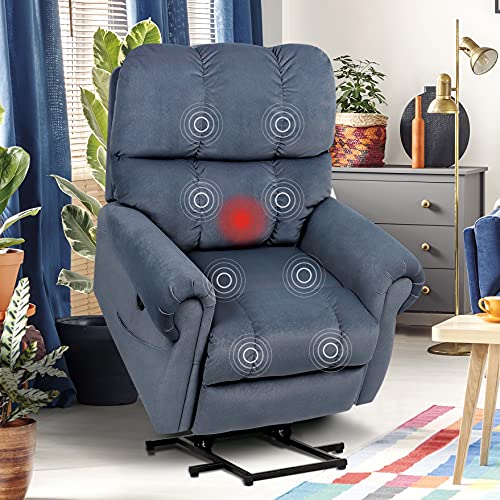 SELLERWE Electric Power Lift Recliner Chairs for Elderly, Massage Lift