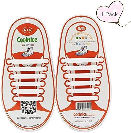 YINTAO No Tie Flat Shoelaces For Kids Lazy Tieless Silicone Rubber Sneaker Shoelaces for Kids Waterproof/Durable Easy to Install/Off