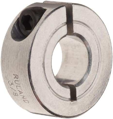 Ruland CL-13-A One-Piece Clamping Shaft Collar, Aluminum.813" Bore, 1 5/8" OD, 1/2" Width (Pack of 2)