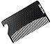 Go Comb - Metal Men's Wallet Size Hair & Beard Comb + Bottle Opener - Credit Card Size - Matte Black