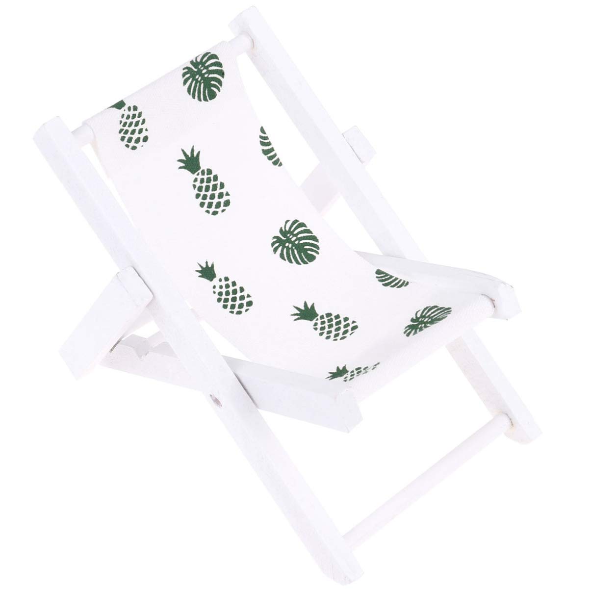 Hawaii Party Decorations Cell Phone Holder Tablet Stand Hawaii Decor Wood Canvas Chair Business Holder Bracket for Tablet Phone (Banana Leaf) Phone Stand