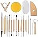 eBoot 19 Piece Pottery Tools Sculpting Carving Tool Set